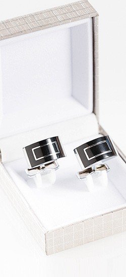 Black Cufflink