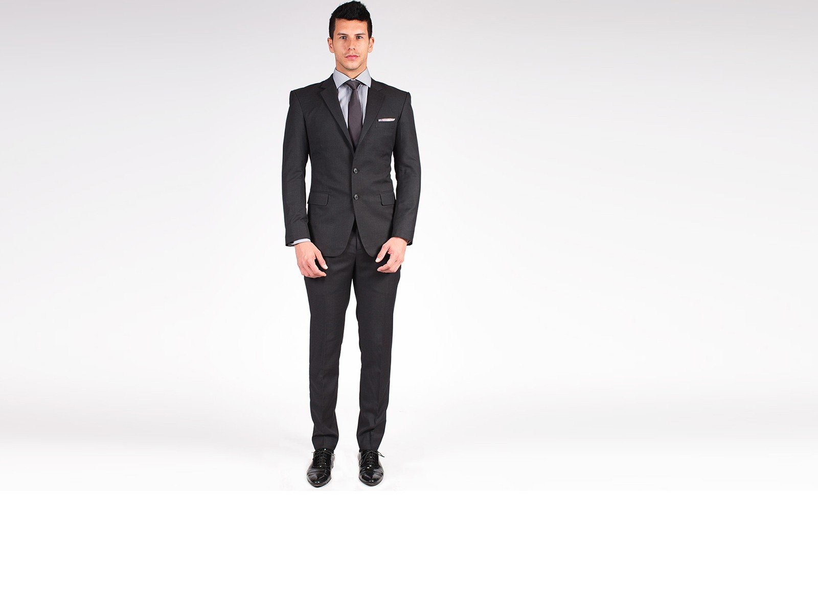 The Brody - Charcoal Grey 2 Piece Custom Suit