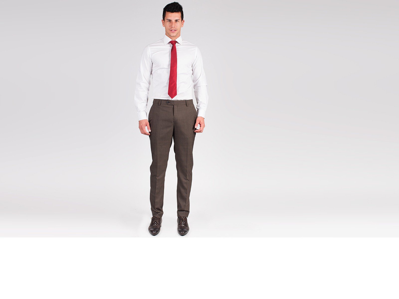 Prince of Wales Brown Pants