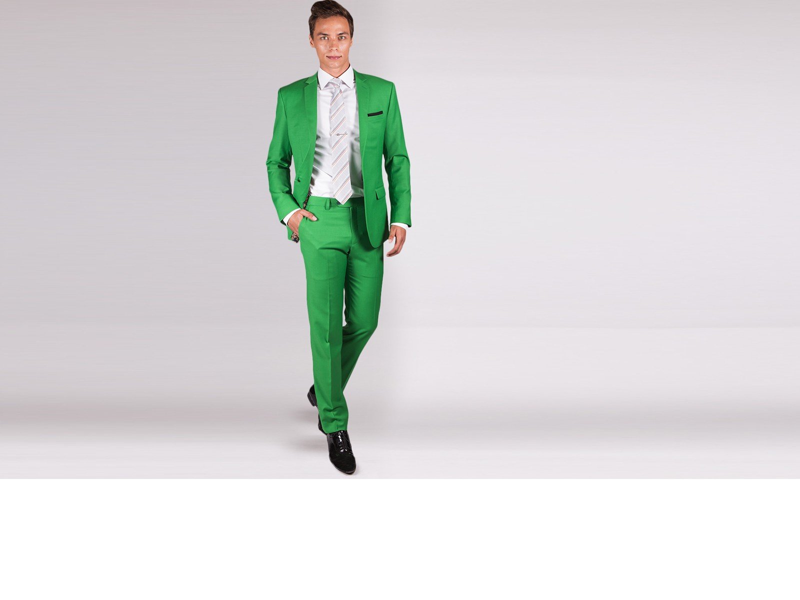 The Elton - Lime Green 2 Piece Custom Suit