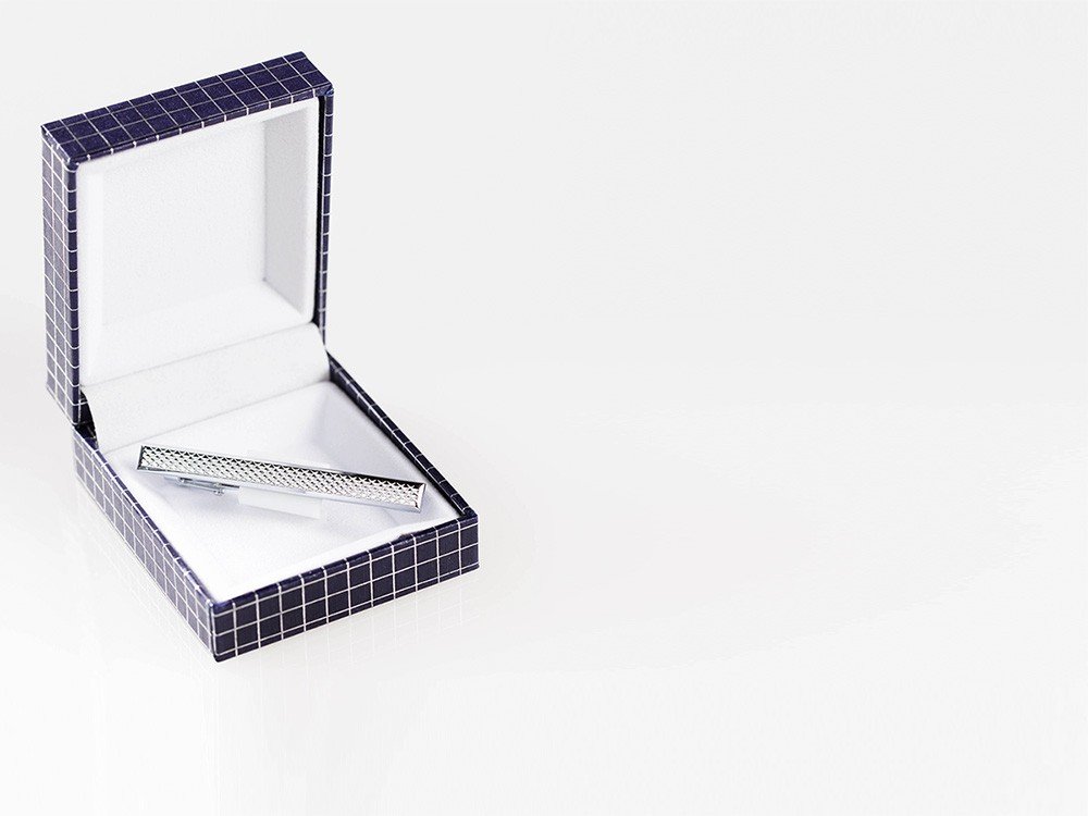 Silver Tie Clip