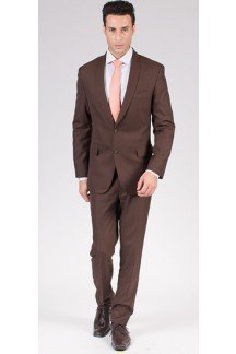 The Landon - Classic Brown 2 Piece Custom Suit