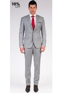 The Cashmore - Classic Grey 2 Piece Custom Suit