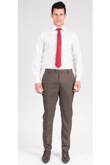 Prince of Wales Brown Pants