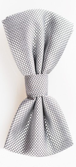 Silver/Grey Bowtie