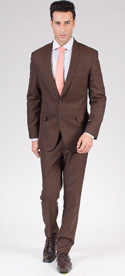 The Landon - Classic Brown 2 Piece Custom Suit