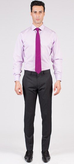 Pink Pinstripe Custom Shirt